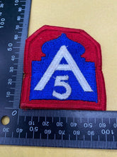 Load image into Gallery viewer, An original US 5th Army Patch/Badge. In Brand New Unissued Condition.
