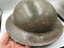 Charger l&#39;image dans la galerie, Original WW2 British Style South African Mk2 Army Combat Helmet &amp; Liner
