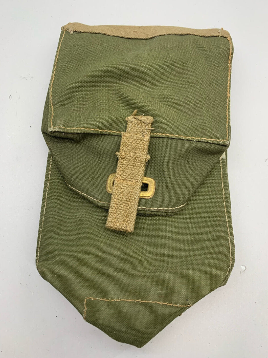 Original WW2 British Army 1943 Dated Assault Gas Mask Bag