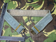 Load image into Gallery viewer, Original British Royal Air Force RAF Blue WW2 37 Pattern Belt - 38&quot; Waist Max
