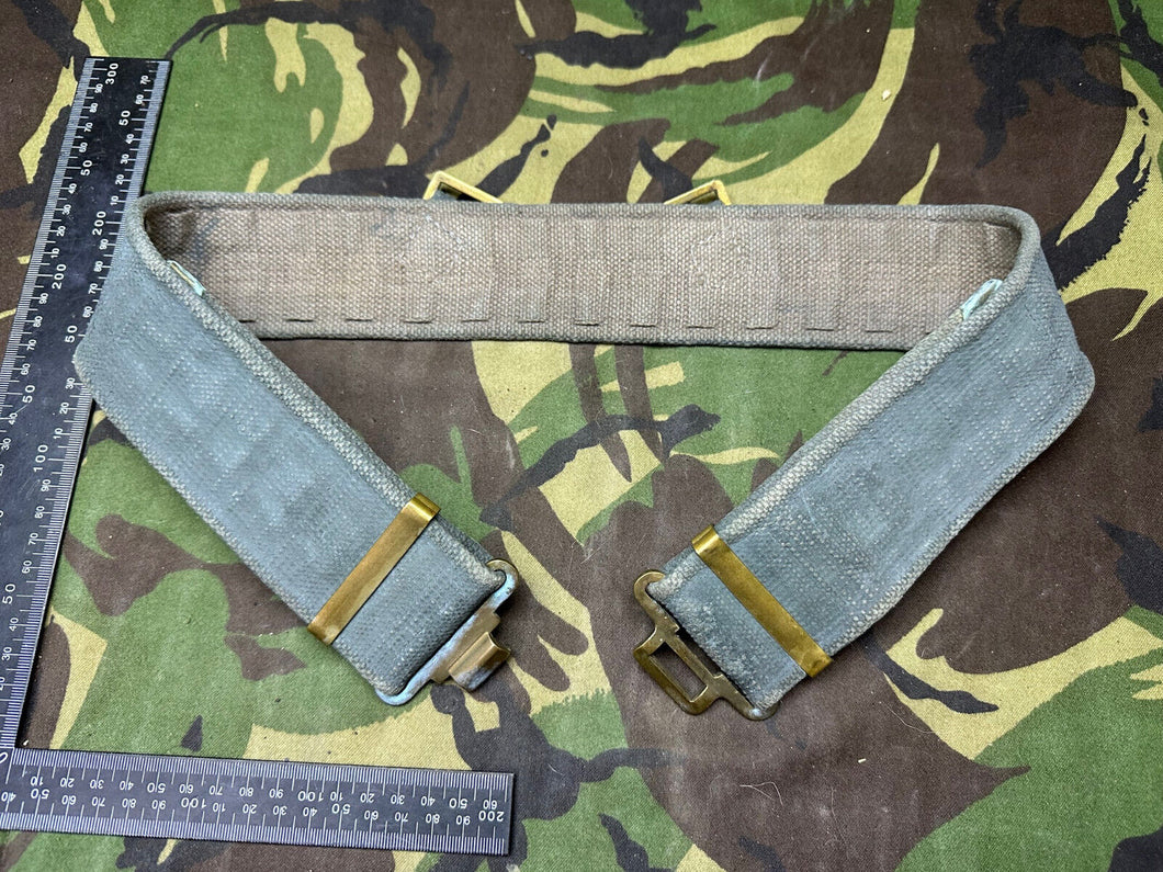 Original British Royal Air Force RAF Blue WW2 37 Pattern Belt - 38