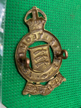 Load image into Gallery viewer, WW1 / WW2 British Army - Essex Yeomanry Regiment Cap Badge
