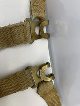 Load image into Gallery viewer, Original WW2 British Army 37 Pattern L Straps Pair - Wartime Dated
