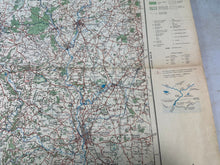 Load image into Gallery viewer, Original WW2 German Army Map of England / Britain -  Worcester
