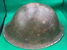 Load image into Gallery viewer, Original WW2 British Army / Canadian Army Mk3 Turtle Combat Helmet
