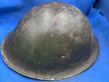 Load image into Gallery viewer, Original WW2 British Army / Canadian Army Mk3 Turtle Combat Helmet - FD
