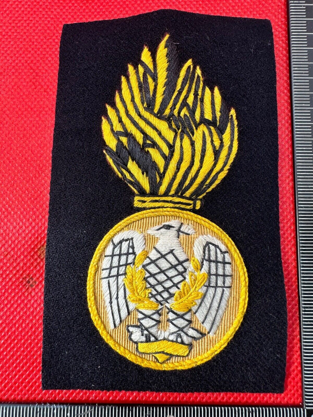 British Army Royal Irish Fusiliers Regiment Embroidered Blazer Badge