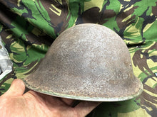 Load image into Gallery viewer, Genuine British / Canadian Army Mark 3 Turtle Helmet - Original WW2 Helmet
