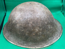 Load image into Gallery viewer, Original WW2 British Army / Canadian Army Mk3 Turtle Combat Helmet
