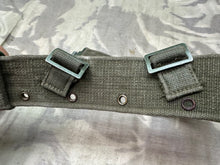 Load image into Gallery viewer, Original WW2 British Army 44 Pattern Soldiers Belt - 36&quot; Waist
