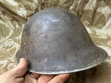 Load image into Gallery viewer, WW2 Mk3 High Rivet Turtle - British / Canadian Army Helmet - Nice Original
