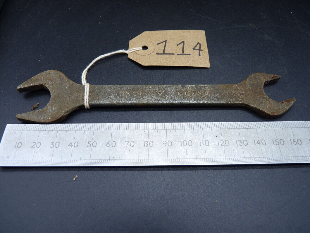 British Army Military Vehicle Tools - Spanner Wrench - War Department Marked