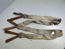 Load image into Gallery viewer, Original WW2 British Army / RAF Trouser Suspenders - Well Worn Example
