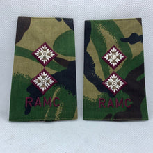 Charger l&#39;image dans la galerie, RAMC Army Medical Corps Rank Slides / Epaulette Pair Genuine British Army - NEW
