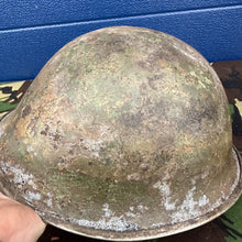 Load image into Gallery viewer, WW2 Canadian Army Mk3 Turtle Helmet - Original Helmet Shell - High Rivet
