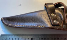 Load image into Gallery viewer, 1915 pattern Bulgarian Army issue leather pick-axe head cover. Good condition.
