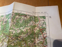 Load image into Gallery viewer, WW1 Era British Army General Staff Map of MARCHE in Belgium. Original Map
