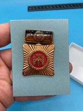 Load image into Gallery viewer, Genuine East German DDR Collective Socialist Work Labor Badge White Box
