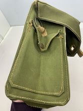 Load image into Gallery viewer, Original WW2 British Army 1943 Dated Assault Gas Mask Bag
