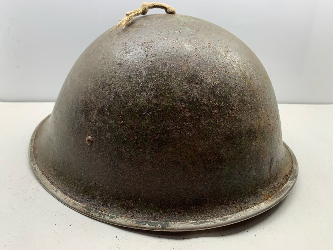 Geunine British / Canadian Army Mk3 WW2 Combat Helmet - Uncleaned Original