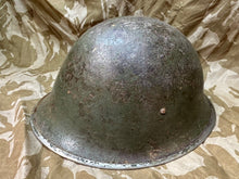 Load image into Gallery viewer, WW2 Mk3 High Rivet Turtle - British / Canadian Army Helmet - Nice Original
