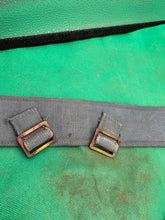 Lade das Bild in den Galerie-Viewer, Genuine British Army 37 Pattern Webbing Belt - WW2 Pattern - 36&quot; Waist - The Militaria Shop
