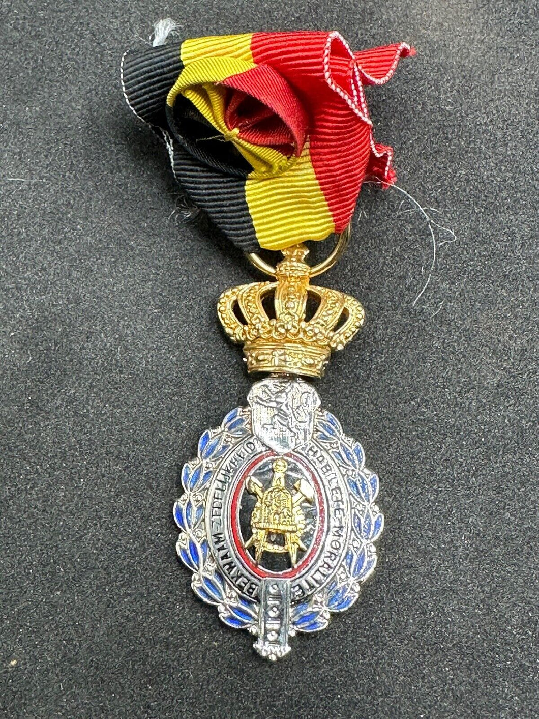 Original WW2 era Belgian Labour Medal - Belgium Habilete Moralite Medal