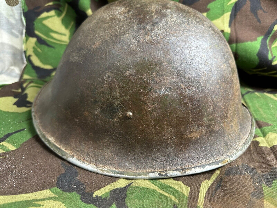 British / Canadian Army Mark 3 Turtle Helmet - Original WW2 Combat Helmet