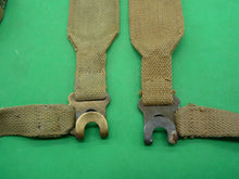 Charger l&#39;image dans la galerie, Original WW2 Pattern British Army L Straps Pair - 37 Pattern Webbing Haversack
