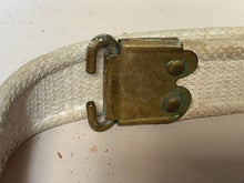 Load image into Gallery viewer, Original British Army 37 Pattern WW2 White Parade SMLE Rifle Sling
