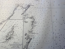 Load image into Gallery viewer, WW2 British 1952 Dated ADMIRALTY EDITION map of THE GULF OF ST. LAWRENCE.
