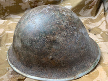 Load image into Gallery viewer, WW2 Mk3 High Rivet Turtle - British / Canadian Army Helmet - Nice Original - The Militaria Shop
