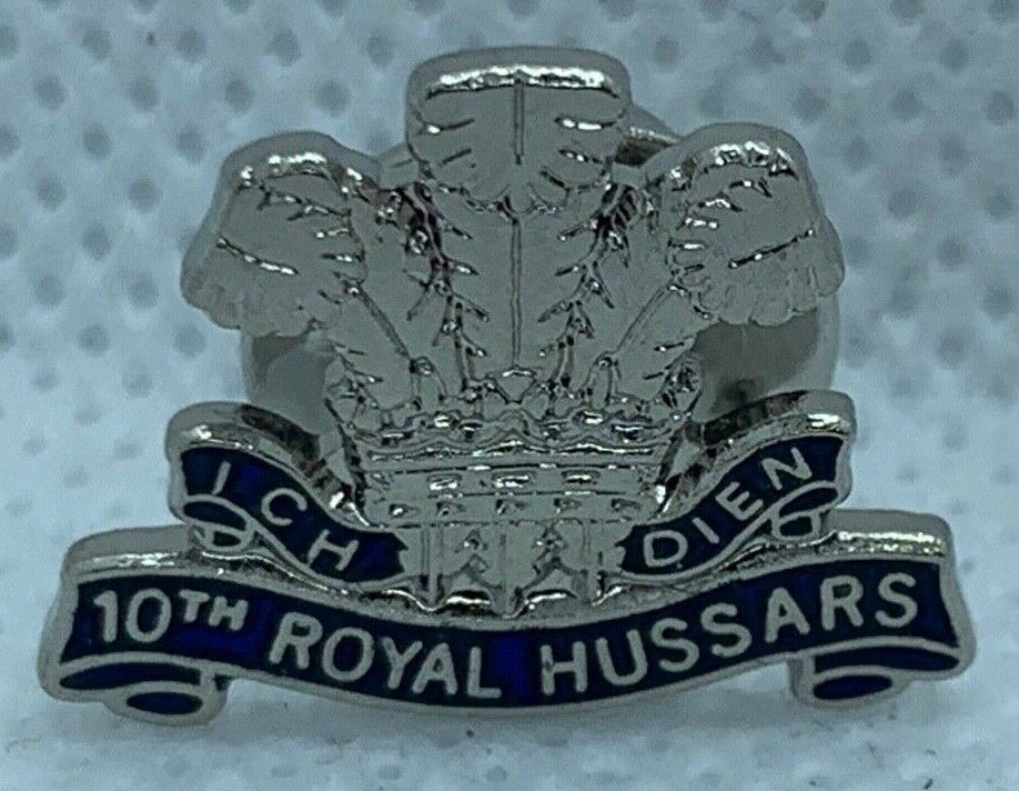 10th Royal Hussars - NEW British Army Military Cap/Tie/Lapel Pin Badge #47