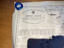 Load image into Gallery viewer, WW2 British Army 1937 ADMIRALTY EDITION map of MORAY FIRTH.
