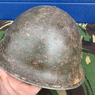 WW2 Canadian Army Mk3 Turtle Helmet - Original Helmet Shell - High Rivet - The Militaria Shop