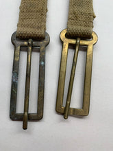 Load image into Gallery viewer, Original WW2 British Army 37 Pattern Brace Adaptors - 1944 Dated
