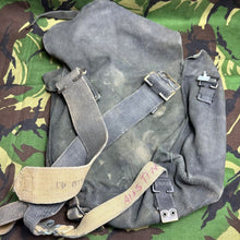 Load image into Gallery viewer, Original WW2 British Army Small Pack &amp; L Straps Set
