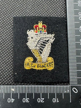 Load image into Gallery viewer, British Royal Irish Rifles Corps Bullion Cap / Beret / Blazer Badge - UK Made
