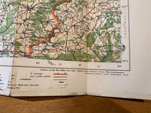 Load image into Gallery viewer, WW1 Era British Army General Staff Map of MARCHE in Belgium. Original Map
