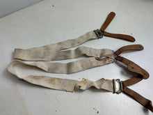 Load image into Gallery viewer, Original WW2 British Army / RAF Trouser Suspenders - Well Worn Example
