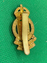 Load image into Gallery viewer, Original WW1 / WW2 British Army - Royal Corps of Ordnance Cap Badge
