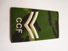 Load image into Gallery viewer, DPM Rank Slides / Epaulette Pair Genuine British Army - CCF Corporal
