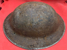 Load image into Gallery viewer, Original WW2 Combat Helmet - British / South African Army Mk2 Brodie Helmet
