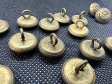 Load image into Gallery viewer, Pair of Original British Army WW2 Royal Engineers Brass Officers Cap Buttons

