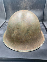 Load image into Gallery viewer, Original WW2 Canadian / British Army Mk3 High Rivet Turtle Helmet
