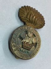 Load image into Gallery viewer, Original WW1 / WW2 British Army Royal Welsh Fusiliers Regiment Cap Badge
