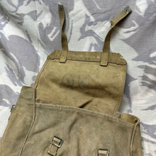 Load image into Gallery viewer, Original British Army 37 Pattern Webbing Small Pack - WW2 Pattern
