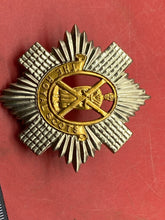Load image into Gallery viewer, A WW2 British Army - The Royal Scots White Metal and Brass Cap Badge.
