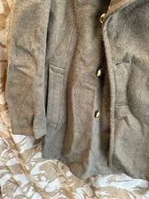 Load image into Gallery viewer, Genuine French Army Greatcoat - Ideal as WW2 US Army Jeep Coat - 38&quot; Chest
