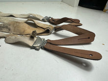 Charger l&#39;image dans la galerie, Original WW2 British Army / RAF Trouser Suspenders - Well Worn Example
